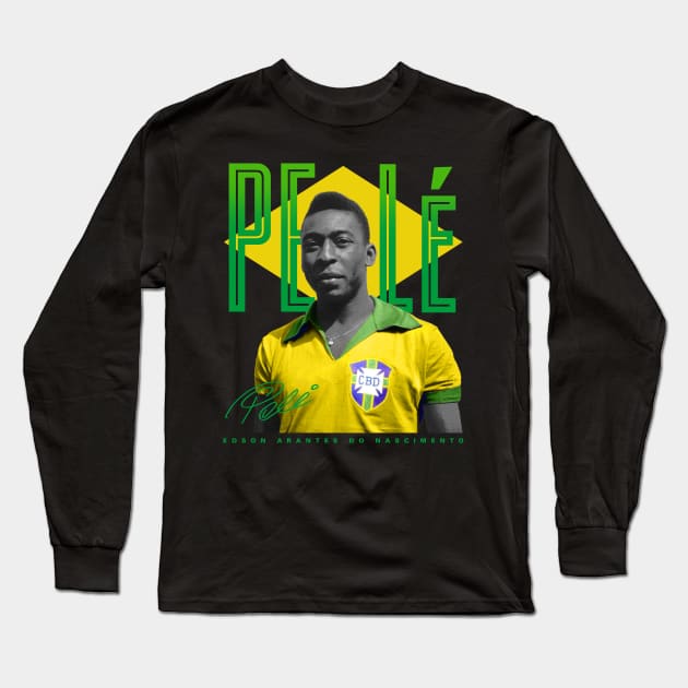 Pele Long Sleeve T-Shirt by Juantamad